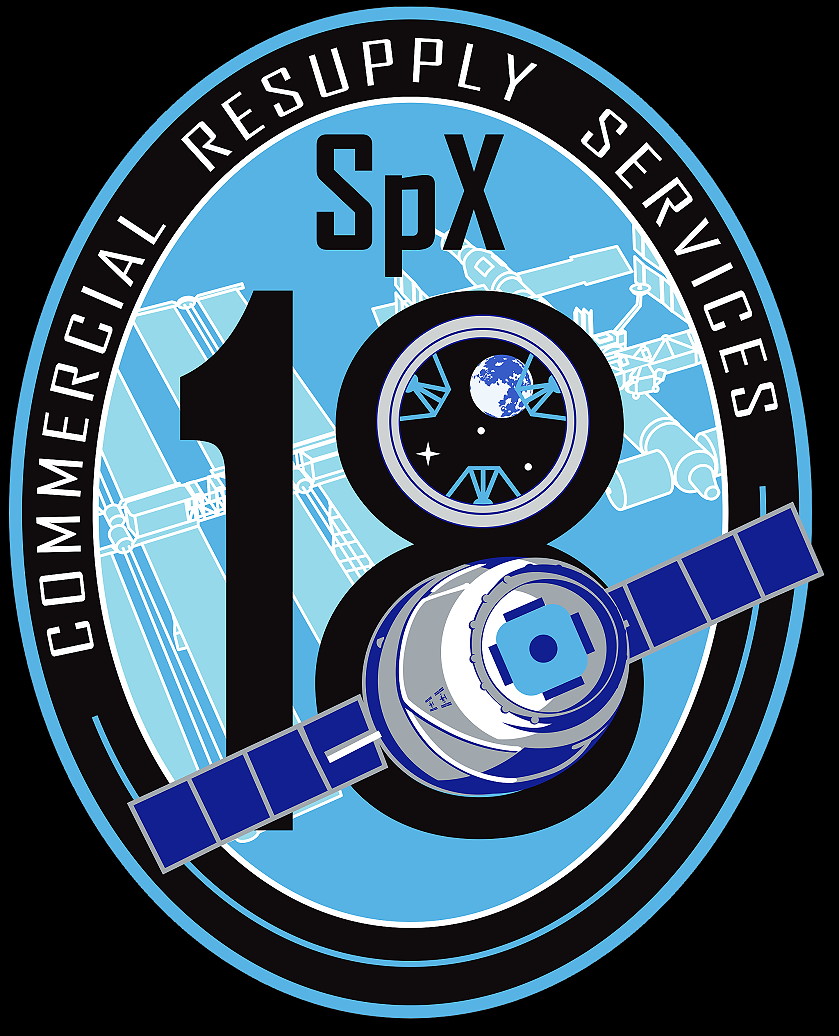 Patch Dragon SpX-18 (NASA)