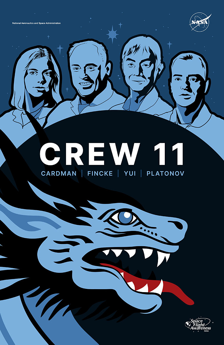 SpaceX Crew-11 poster