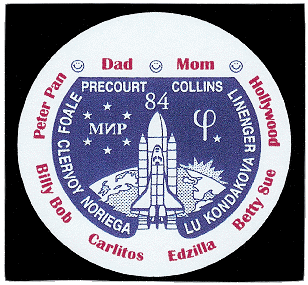 Patch STS-84 (with nicknames)