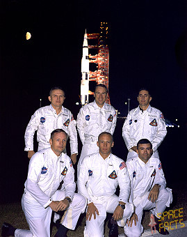 Crew Apollo 8 (prime and backup)